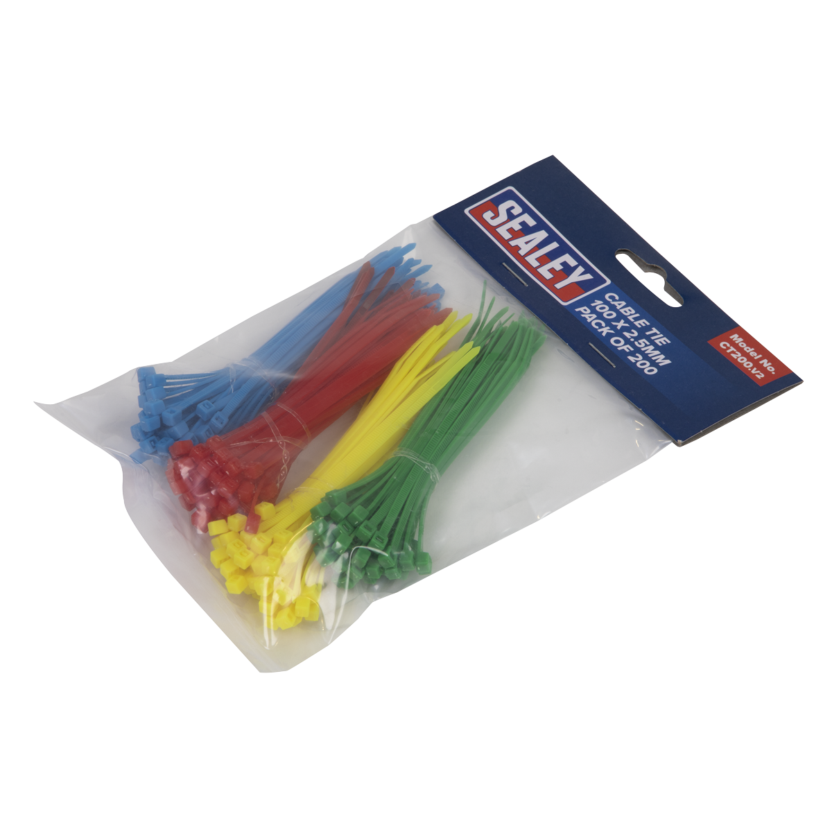 Sealey 100 x 2.5mm Cable Tie - Pack of 200 CT200