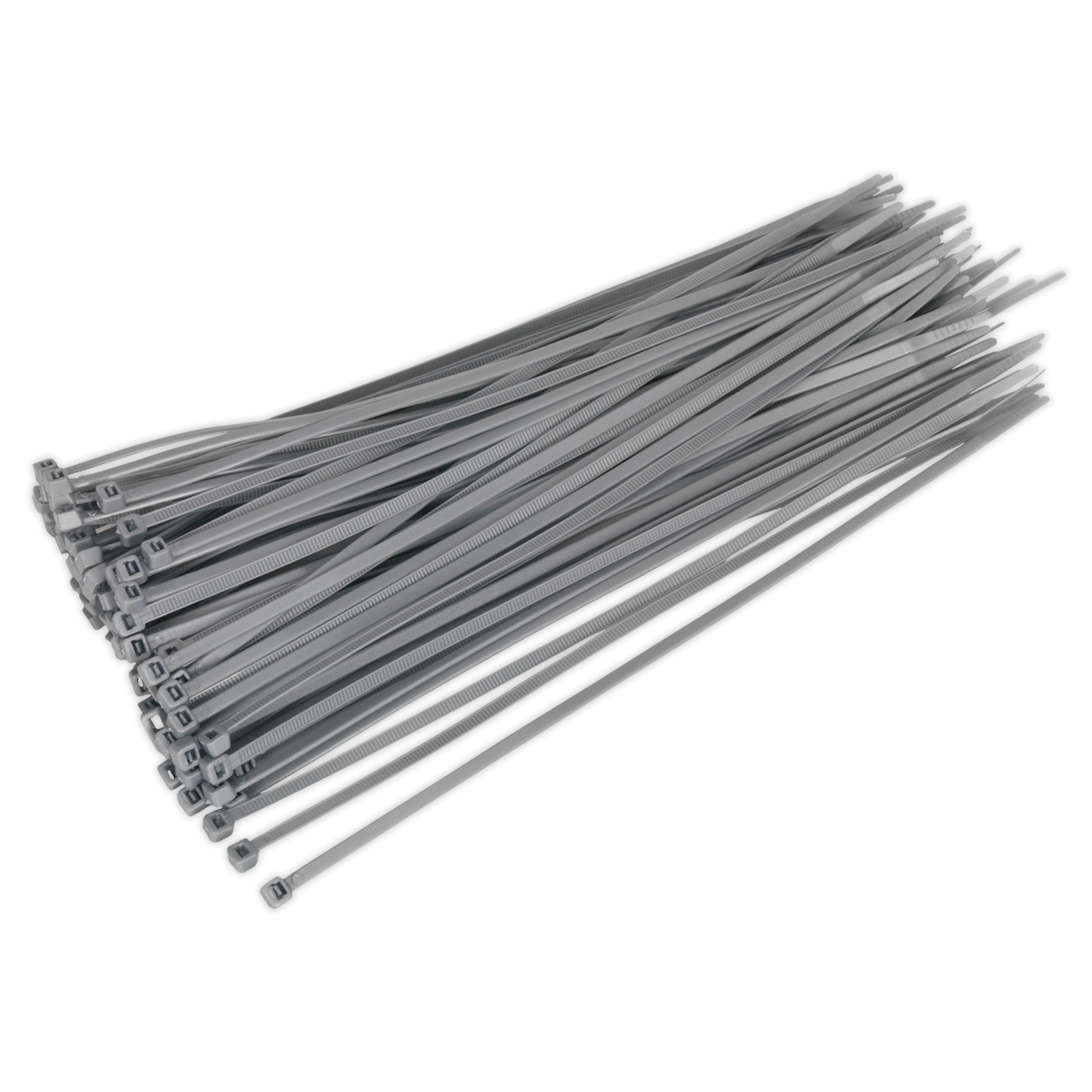 Sealey 300 x 4.4mm Silver Cable Tie - Pack of 100 CT30048P100S