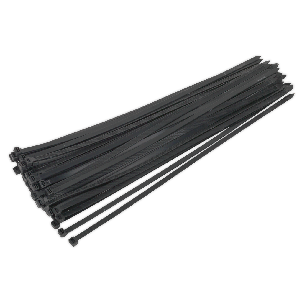 Sealey 650 x 12mm Black Cable Tie - Pack of 50 CT65012P50