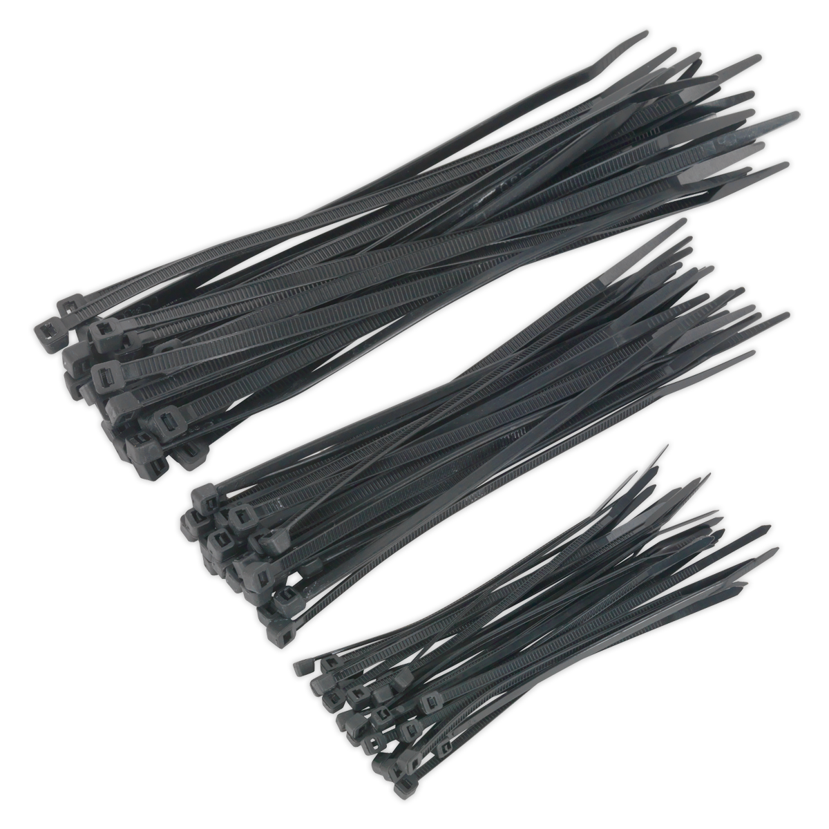 Sealey Cable Tie Assortment Black - Pack of 75 CT75B