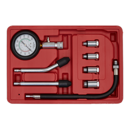 Sealey 8pc Petrol Engine Compression Test Kit CT955