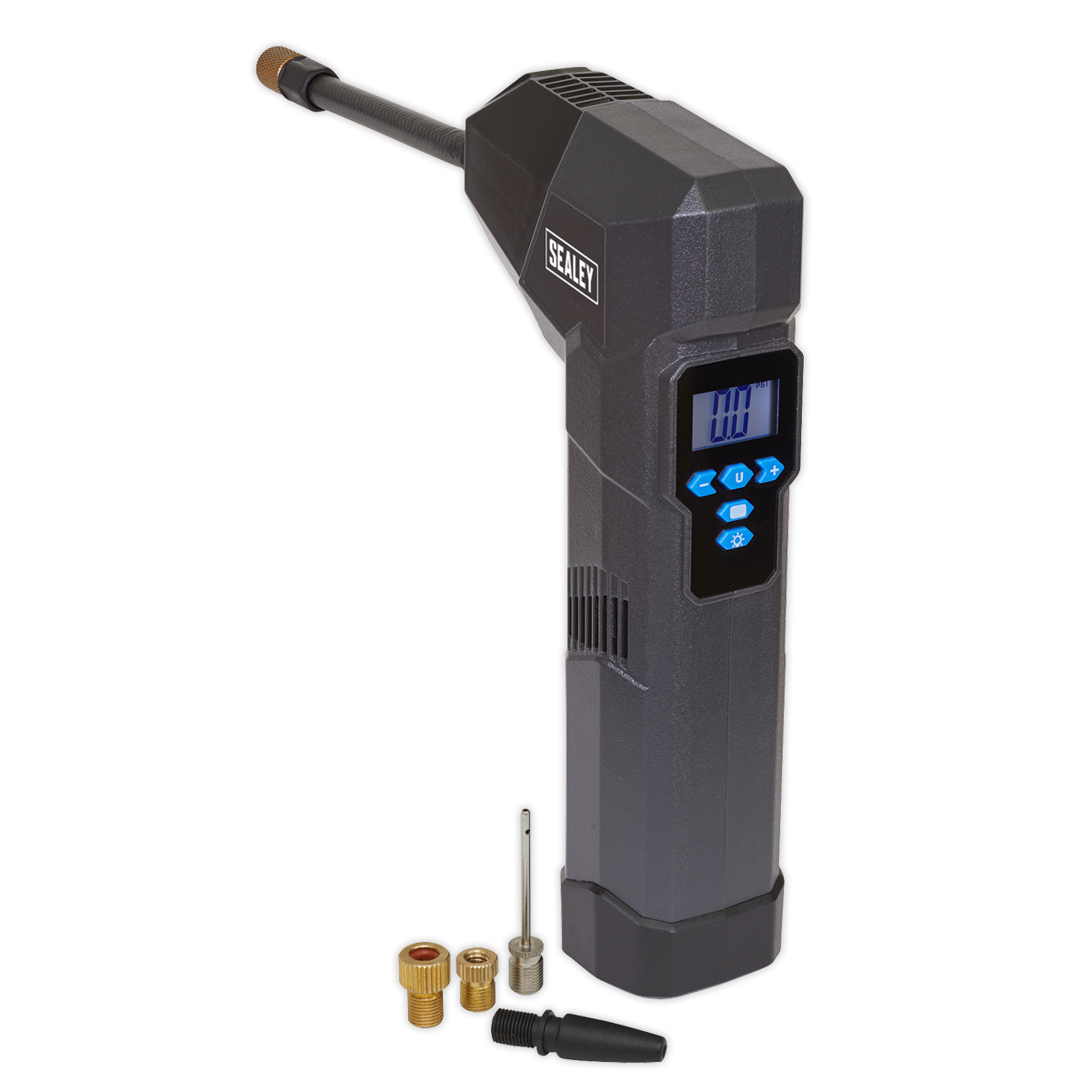 Sealey Compact Rechargeable Tyre Inflator & Power Bank with Work Light CTI120