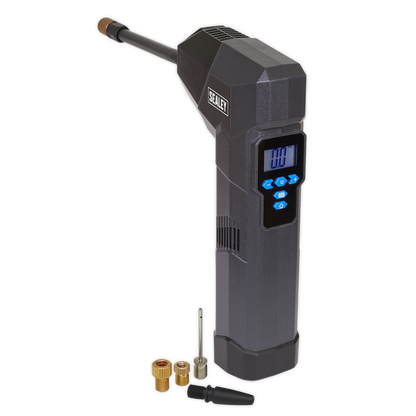 Sealey Compact Rechargeable Tyre Inflator & Power Bank with Work Light CTI120