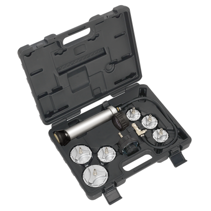Sealey 7pc Cooling System Pressure Test Kit - Commercial CV0011