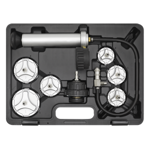 Sealey 7pc Cooling System Pressure Test Kit - Commercial CV0011