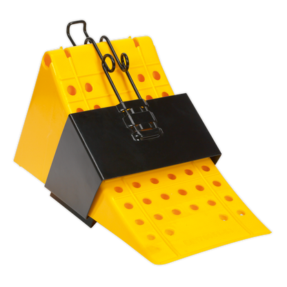 Sealey Wheel Chock with Bracket - Commercial CV127