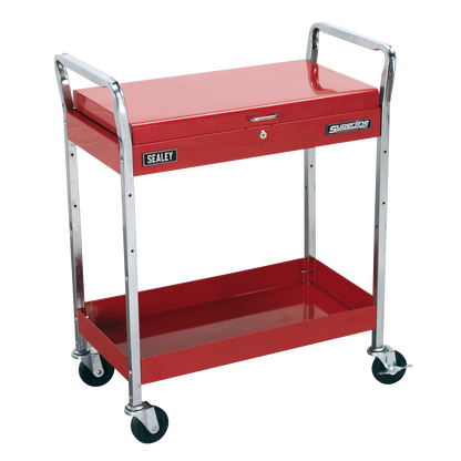Sealey 2-Level Heavy-Duty Trolley with Lockable Top CX104