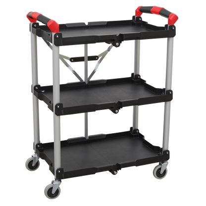 Sealey 3-Level Folding Workshop Trolley CX314