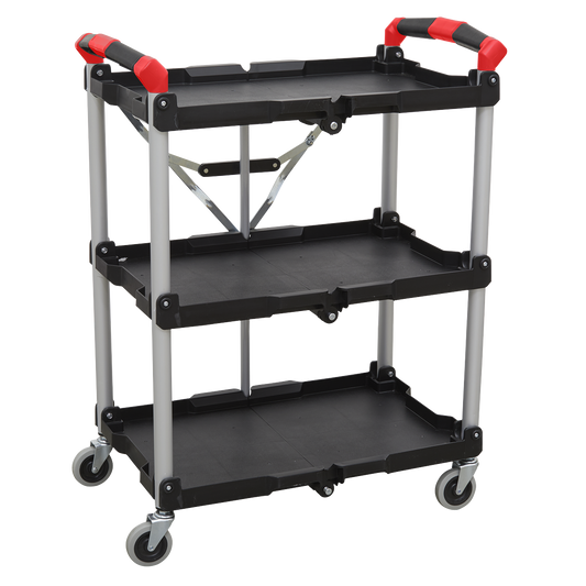Sealey 3-Level Folding Workshop Trolley CX314