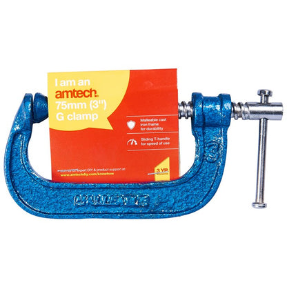 Amtech 75mm (3") G-clamp D0200