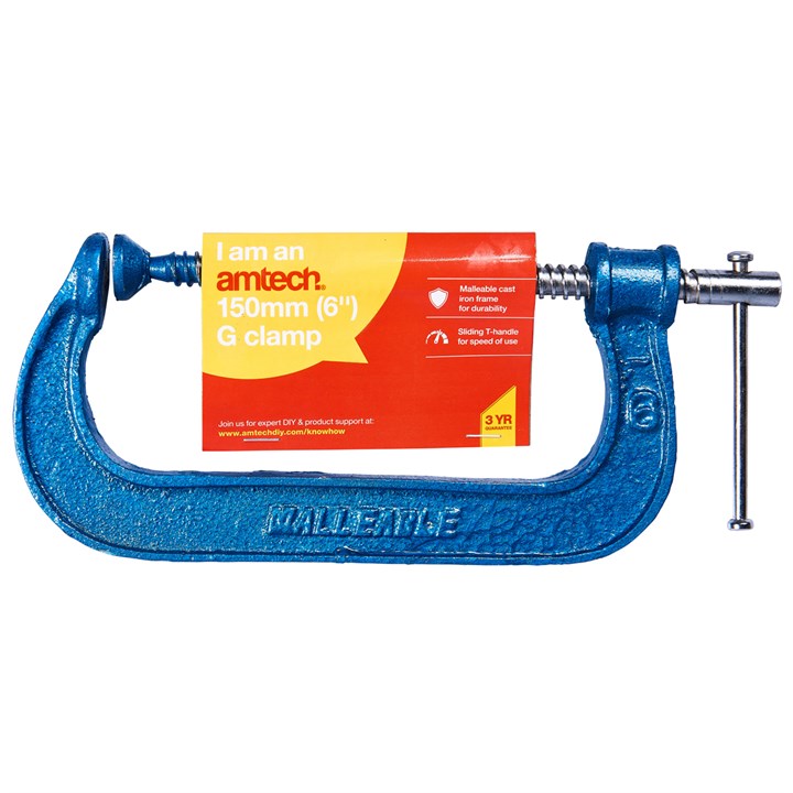 Amtech 150mm (6") G-clamp D0400