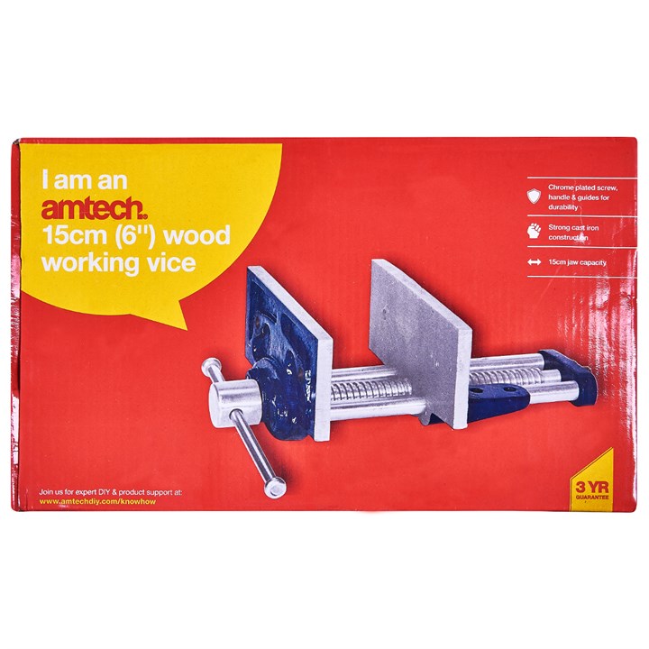 Amtech 150mm (6") Woodworking vice D2600