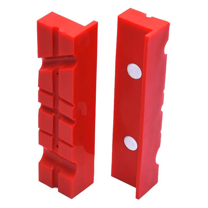 Amtech 140mm Non-marking magnetic vice jaw protectors D4290