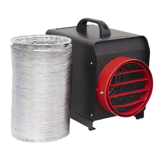 Sealey 5kW Industrial Fan Heater with Ducting DEH5001