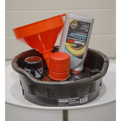 Sealey Oil Filter/Bottle Drain Pan DRP2030