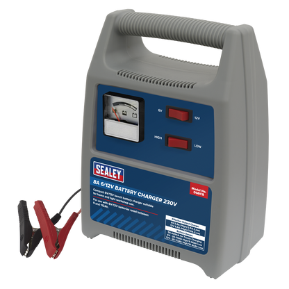 Sealey 8A 6/12V Battery Charger 230V DSBC8