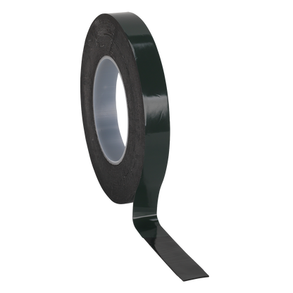 Sealey 19mm x 10m Double-Sided Adhesive Foam Tape - Green Backing DSTG1910