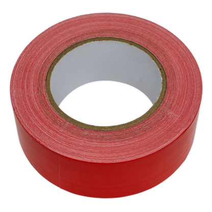 Sealey 50mm x 50m Red Duct Tape DTR