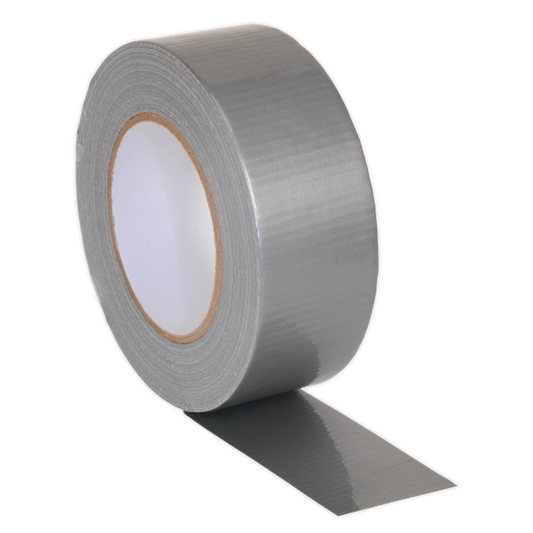 Sealey 48mm x 50m Silver Duct Tape DTS