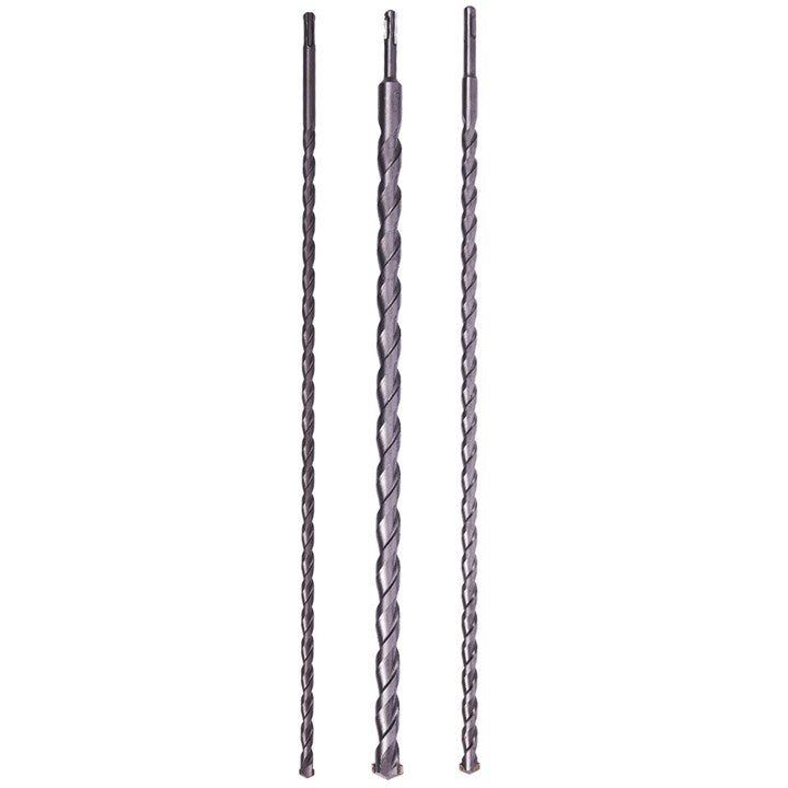 Amtech 3 Piece 600mm (24") SDS drill bit set E0692