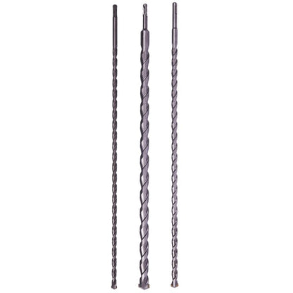 Amtech 3 Piece 600mm (24") SDS drill bit set E0692
