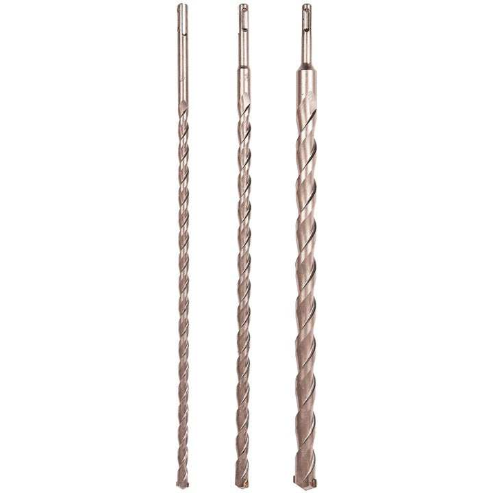 Amtech 3 Piece 450mm (18") SDS drill bit set E0695