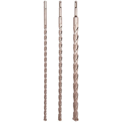 Amtech 3 Piece 450mm (18") SDS drill bit set E0695