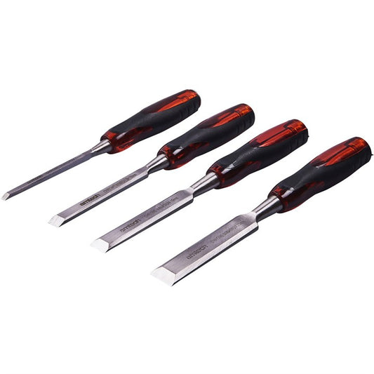 Amtech 4 Piece go thru wood chisel set E0705