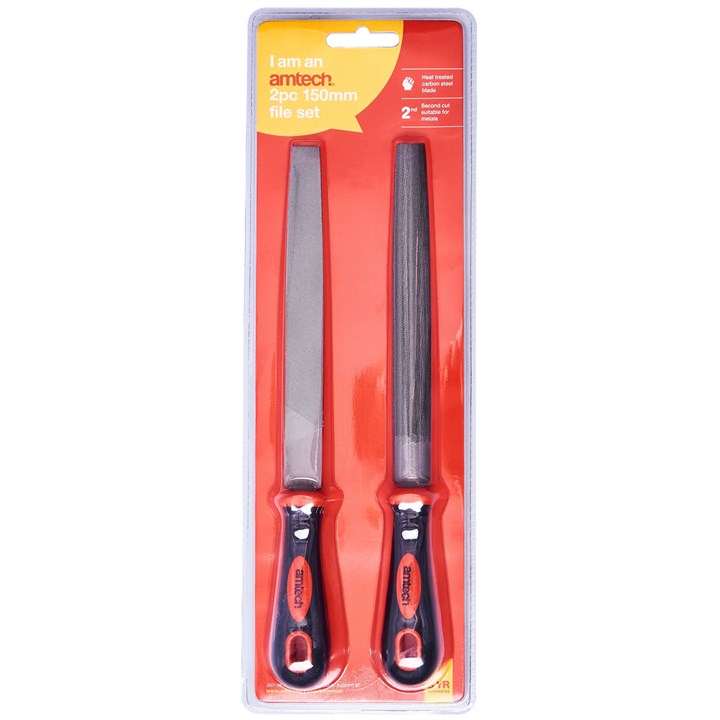 Amtech 2 Piece 150mm (6") file set E1358