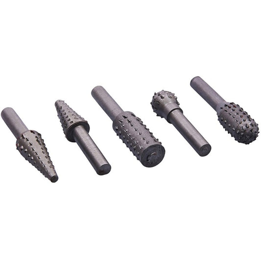 Amtech 5 Piece rotary burr set E1500