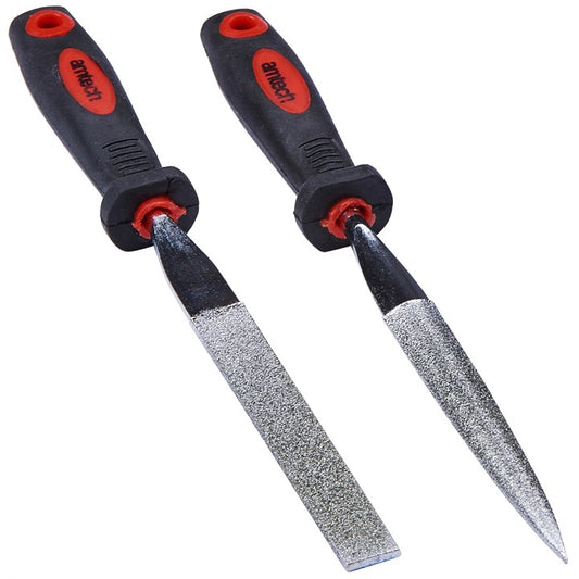 Amtech 2 Piece diamond file set E1868