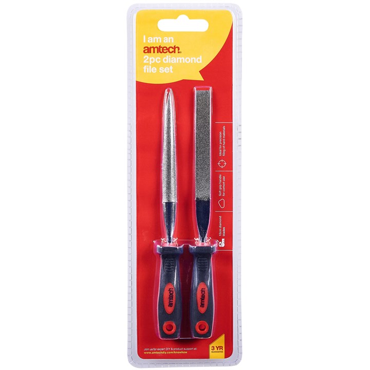 Amtech 2 Piece diamond file set E1868