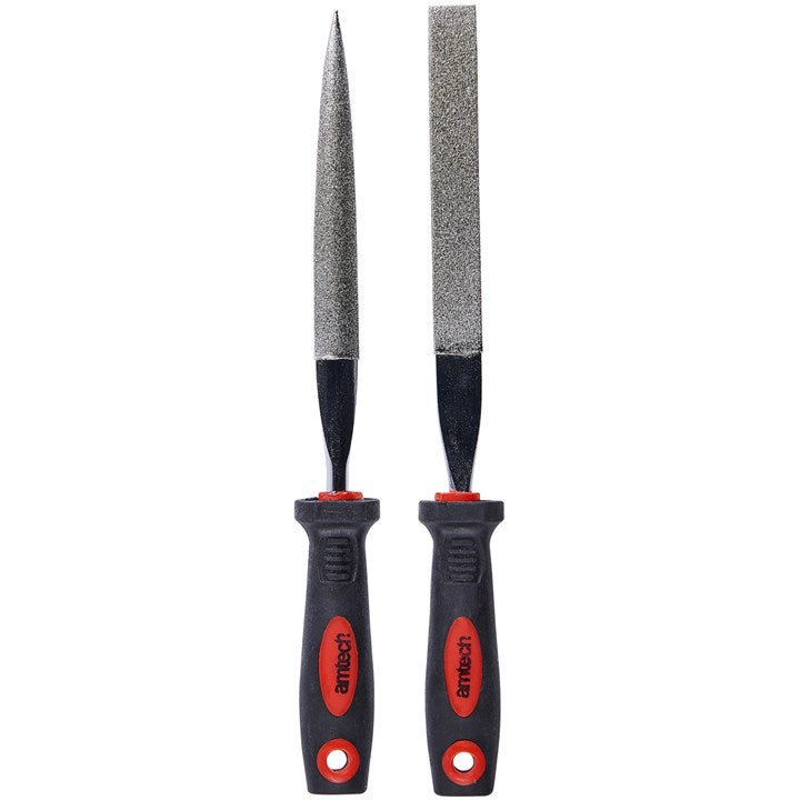Amtech 2 Piece diamond file set E1868