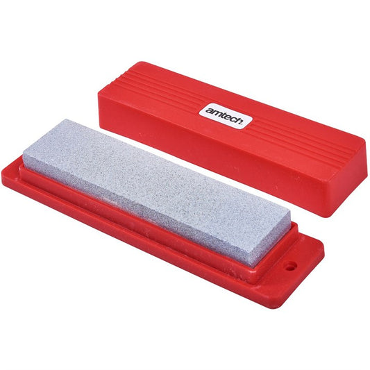 Amtech 200mm (8") Combination sharpening stone and box set E2010