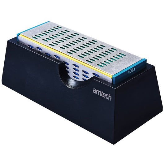 Amtech 4 Sided diamond sharpening block E2557