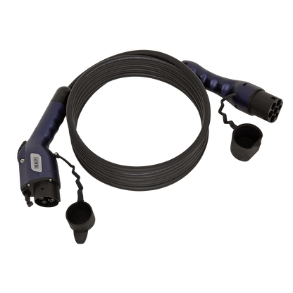Sealey 5m 16A Type 1 to Type 2 EV Charger Cable EVCC1216