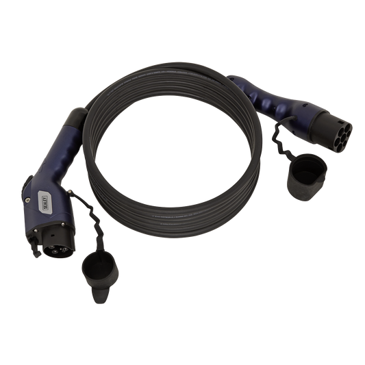 Sealey 5m 16A Type 1 to Type 2 EV Charger Cable EVCC1216