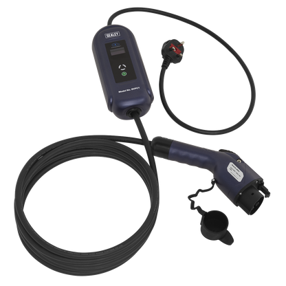 Sealey 10A Type 1 to UK 3-Pin Plug Portable EV Charger - 5m Cable EVPC1