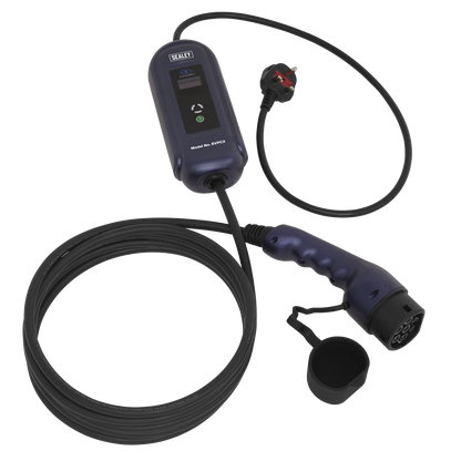 Sealey 10A Type 2 to UK 3-Pin Plug Portable EV Charger - 5m Cable EVPC2