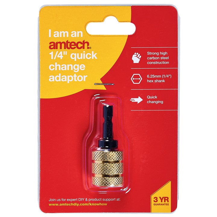 Amtech 6mm (1/4") Quick change adapter F0730