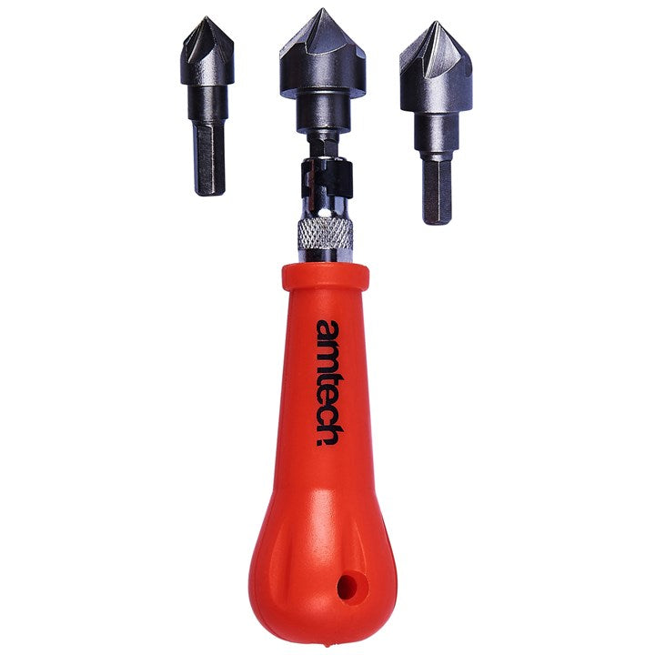 Amtech 3 piece countersink set F0815