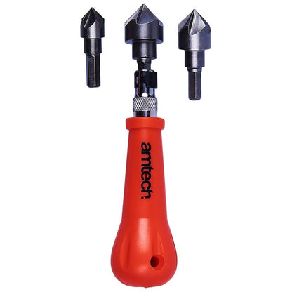 Amtech 3 piece countersink set F0815