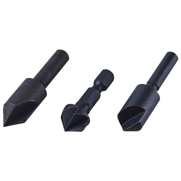 Amtech 3 piece countersink bit set F0820