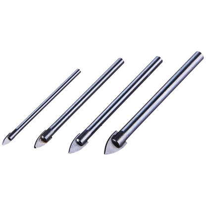Amtech 4 Piece glass and mirror drill bit set F0970