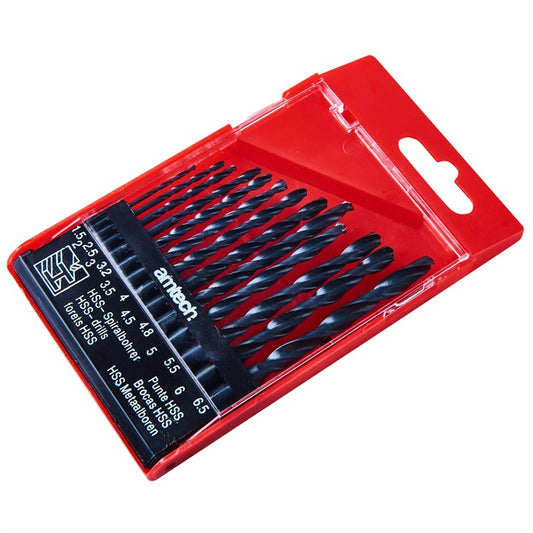 Amtech 13 Piece high speed steel (HSS) drill set - small F1000