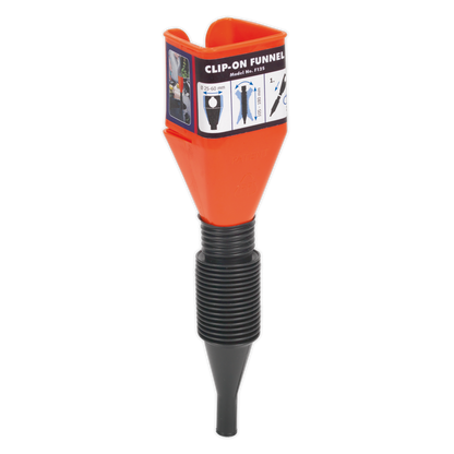 Sealey Clip-On Funnel with Spout F12S