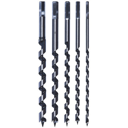 Amtech 5 Piece auger drill bit set (230mm length) F1350