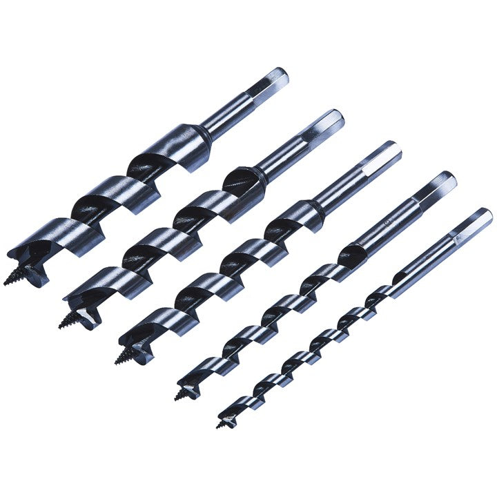 Amtech 5 Piece auger drill bit set (200mm length) F1370