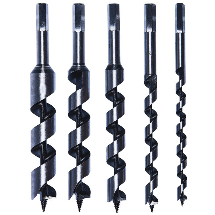 Amtech 5 Piece auger drill bit set (200mm length) F1370