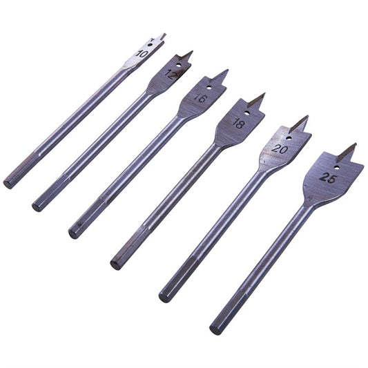 Amtech 6 Piece metric flat wood bit set F1400